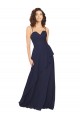 Chiffon A-Line Long Sleeveless Low Back Bridesmaid Dress / Formal Dress Sheffield