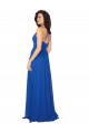 Soft Chiffon A-Line Long Sleeveless Criss Cross Back Evening Dress / Bridesmaid Dress Sheffield