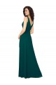 Chiffon A-Line Long Sleeveless V-Back Front Skirt Slit Bridesmaid Dresses Sheffield