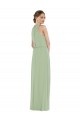 Soft Chiffon A-Line Long Sleeveless Front Slit Evening Dresses Sheffield