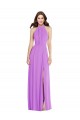 Soft Chiffon A-Line Long Sleeveless Backless Formal Evening Gown / Bridesmaid Dress Sheffield