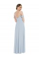 Soft Chiffon A-Line Long Flounce Sleeves Semi Formal Evening Dress / Bridesmaid Dress Sheffield