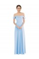 Soft Chiffon A-Line Long Sleeveless Formal Evening Gown / Bridesmaid Dress Sheffield