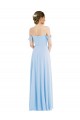 Soft Chiffon A-Line Long Sleeveless Formal Evening Gown / Bridesmaid Dress Sheffield