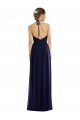 Soft Chiffon Long Sleeveless Open Back Semi Formal Evening Dress / Bridesmaid Dress Sheffield