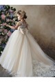 Tulle & Lace Ball Gown Chapel Train Sleeveless Flower Girl Dresses Sheffield
