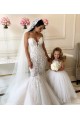 Tulle & Lace Ball Gown Chapel Train Sleeveless Flower Girl Dress Sheffield
