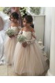 Tulle & Lace Ball Gown Chapel Train Long Sleeves Little Flower Girl Dress Sheffield