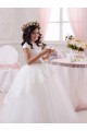 Tulle & Lace Ball Gown Long Sleeveless Flower Girl Dresses Sheffield