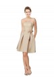 Satin & Lace A-Line Knee Length Sleeveless Bridesmaid Dress Sheffield