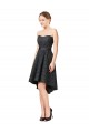 Lace A-Line Knee Length Sleeveless High Low Bridesmaid Dress Sheffield