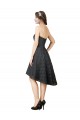Lace A-Line Knee Length Sleeveless High Low Bridesmaid Dress Sheffield