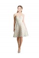 Lace A-Line Knee Length Sleeveless Bridesmaid Dress Sheffield