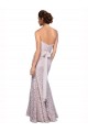 Lace Mermaid Long Sleeveless Bridesmaid Dress / Evening Dress Sheffield