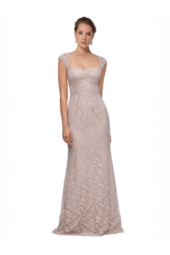 Lace Mermaid Long Cap Sleeves Bridesmaid Dress / Formal Dress Sheffield