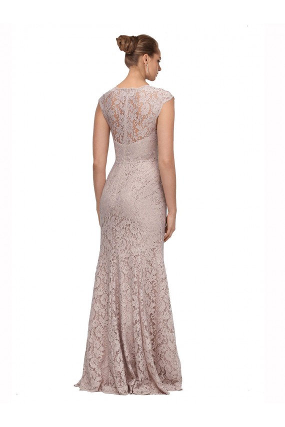 Lace Mermaid Long Cap Sleeves Bridesmaid Dress / Formal Dress Sheffield