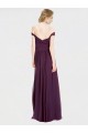 Soft Chiffon & Lace Long Sleeveless Low Back Bridesmaid Dress Sheffield