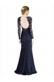 Lace Mermaid Long Long Sleeves Keyhole Back Prom Dress / Bridesmaid Dress Sheffield