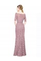 Lace Mermaid Short Sleeves Long Prom Dress / Bridesmaid Dress Sheffield