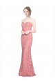Lace Mermaid Long Sleeveless Formal Dress / Bridesmaid Dress Sheffield