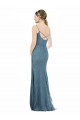 Lace Sheath Long Sleeveless Open Back Bridesmaid Dress Sheffield
