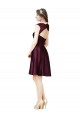 Satin & Lace A-Line Knee Length Sleeveless Open Back Bridesmaid Dress Sheffield