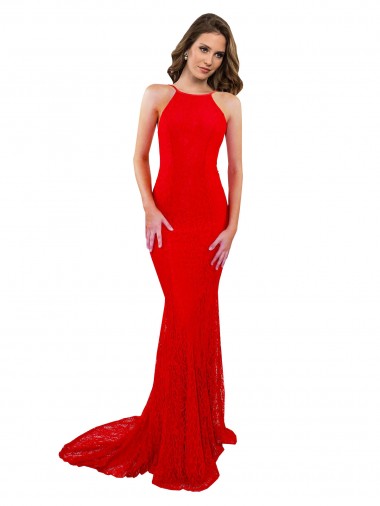 Lace Mermaid Long Sleeveless Open Back Evening Gown / Prom Dress / Bridesmaid Dress Sheffield