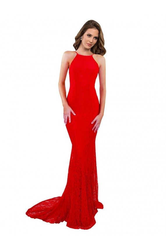 Lace Mermaid Long Sleeveless Open Back Evening Gown / Prom Dress / Bridesmaid Dress Sheffield