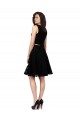Lace A-Line Knee Length Sleeveless Black Cocktail Dresses Sheffield