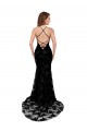 Lace Mermaid Long Sleeveless Open Back High Slit Prom Dresses Sheffield