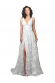 Lace A-Line Chapel Train Sleeveless Low Back Wedding Dress Sheffield