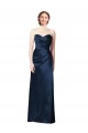 Satin Long Sleeveless Bridesmaid Dress Sheffield