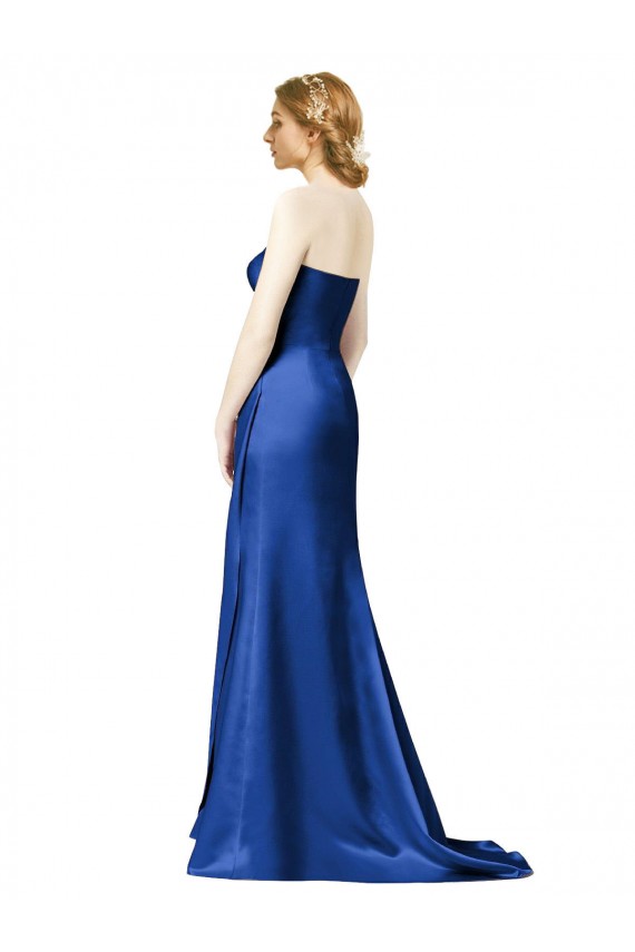 Satin Long Sleeveless Bridesmaid Dress Sheffield