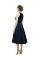 Satin A-Line Tea Length Sleeveless High Low Bridesmaid Dress Sheffield