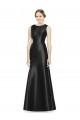 Satin Mermaid Long Sleeveless Keyhole Back Bridesmaid Dress Sheffield