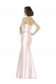 Satin Mermaid Long Sleeveless Bridesmaid Dress Sheffield