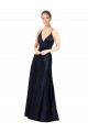 Satin A-Line Long Sleeveless Prom Dress / Bridal Party Dress Sheffield