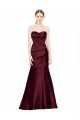 Satin Mermaid Long Sleeveless Low Back Formal Evening Gown / Prom Dress / Bridesmaid Dress Sheffield