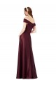 Satin A-Line Long Cap Sleeves Black Tie Evening Gown / Prom Dress / Bridesmaid Dress Sheffield