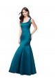Satin Mermaid Long Sleeveless Prom Dress / Bridesmaid Evening Dress Sheffield
