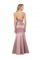 Satin Sheath Long Sleeveless Low Back Formal Evening Gown / Prom Dress / Bridesmaid Dress Sheffield
