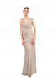 Sequin & Sparkling Sequin Sheath Long Sleeveless Low Back Formal Evening Gown / Prom Dress / Bridesmaid Dress Sheffield