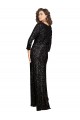 Sequin A-Line Long Long Sleeves Formal Dress / Bridesmaid Dress Sheffield