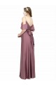 Silk like Satin Sheath Long Cold Shoulder Low Back Formal Evening Gown / Prom Dress / Bridesmaid Dress Sheffield