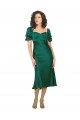 Silk like Satin A-Line Midi Length Short Sleeves Low Back Formal Evening Gown / Prom Dress / Bridesmaid Dress Sheffield