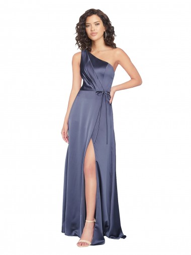 Silk like Satin Long A-Line Sleeveless Formal Evening Gown / Prom Dress / Bridesmaid Dress Sheffield