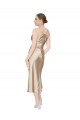 Silk like Satin A-Line Midi Length Sleeveless Formal Evening Gown / Prom Dress / Bridesmaid Dress Sheffield