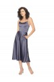Silk like Satin A-Line Midi Length Sleeveless Criss Cross Back Prom Dress / Bridesmaid Dress Sheffield