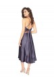 Silk like Satin A-Line Midi Length Sleeveless Criss Cross Back Prom Dress / Bridesmaid Dress Sheffield