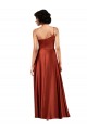 Silk like Satin Long A-Line Sleeveless Black Tie Evening Gown / Prom Dress / Bridesmaid Dress Sheffield